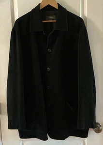 Giacca da lavoro Z Zegna nera Chore XL 54 Made in Italy lana cotone sovracamicia - Foto 1 di 14
