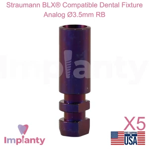 5x Straumann BLX® Compatible Accesorio Analógico Ø3.5mm RB Réplica Impresión - Imagen 1 de 4