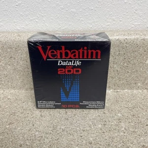 Verbatim Datalife Microdisks MF2-DD Double Density - 10 Pcs Double Sided *NEW* - Photo 1/6