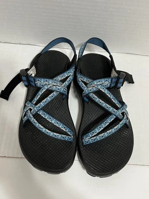Chaco Sports Classic ZX1 White Blue Water Beach Sandals Womens Size US 7 - Image 1 of 4
