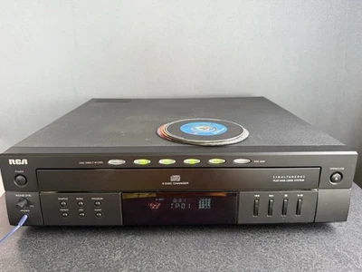 RCA RP-8075RS 5-Disc Carousel CD Player Changer W/ Remote Tested Working - Image 1 of 4
