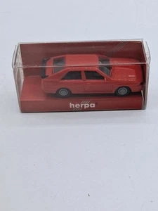 HERPA 2044 AUDI QUATTRO COUPE in Red - model is PLASTIC - HO or 1:87 scale NRFB - Picture 1 of 5