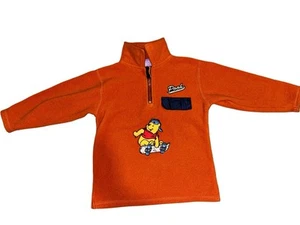 Toddler Boys 24m Vintage Winnie the Pooh Skateboard Quarter Zip Pullover Jacket - Picture 1 of 3