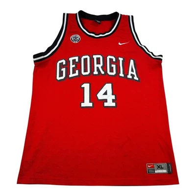 Vintage Georgia Bulldogs Basketball Jersey Mens Size XL NCAA Nike Authentic Team - Image 1 of 4
