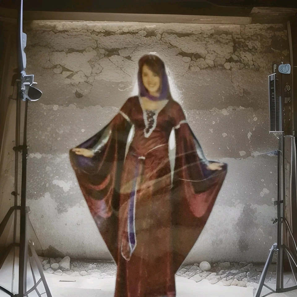 DISFRAZ HALLOWEEN HECHICERA DE CAMELLOTE TALLA ADULTO. Pequeño 7-9 Nuevo Foto 1 de 4