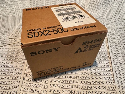LOTE DE 5 piezas nuevo sellado Sony SDX2-50C 50 GB nativo 130 GB cartucho de datos AIT comprimido Foto 1 de 2