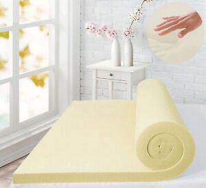100% Memory Foam Mattress Topper Available ALL Sizes & Depths Orthopedic Cushion