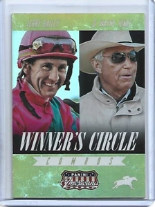 Jerry Bailey/D. Wayne Lukas-2015 Americana Winner's Circle Combos GOLD #6 - Picture 1 of 2