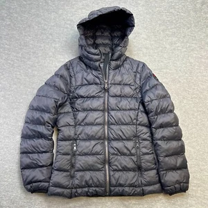 Pajar Jacket Kids Youth 14/16 Black Puffer Power Heat Insulated Packable Hood - Picture 1 of 12