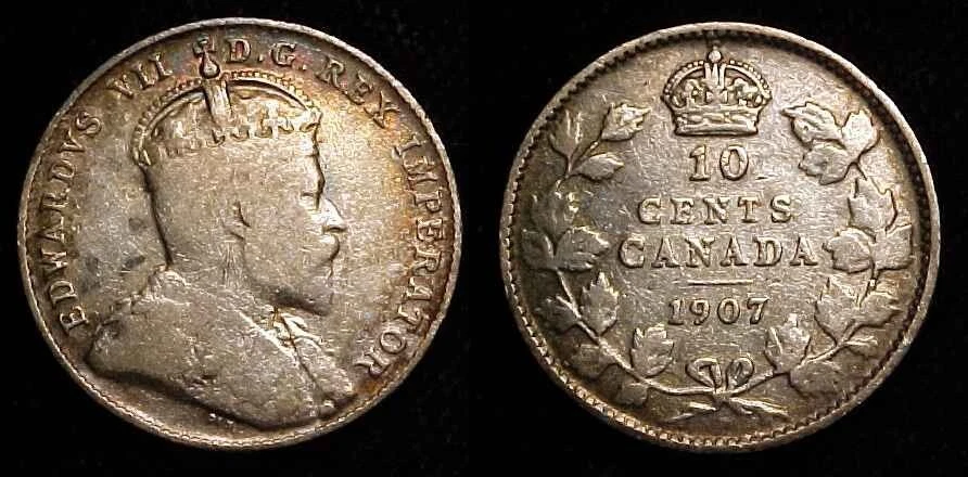 CANADA 1907 10 Cents VG+ - Image 1 of 1