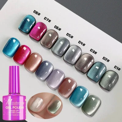 Reflektierende Magnetische Cat Eye Gel Nagellack Uv/Led Soak Off Nagellack / - Bild 1 von 4