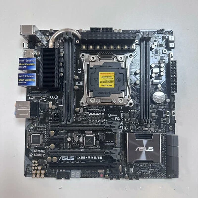 ASUS X99-M WS/SE Motherboard Chipset Intel X99 LGA2011-V3 DDR4 With a I/O - Image 1 of 4