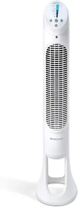 Honeywell Electric Tower Fan 40" Oscillation 5 Speeds Timer Remote Control White - Picture 1 of 14