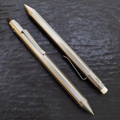 New TC4 Titanium Mechanical Pencil Ball Pen Signature Drawing Pen Stationery - Image 1 of 4