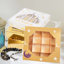 5Pc Ramadan Candy Cake cupcake Chocolate box Gift box EID Mubarak box party box