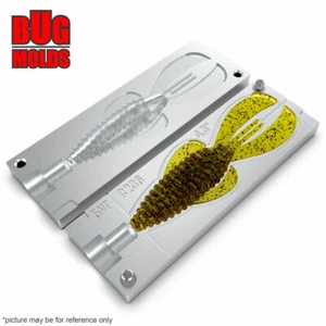 Bait DIY Fishing Mold Soft Plastic Baits Lure Plastisol Bass RageBug - Picture 1 of 3