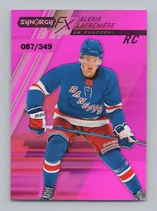 ALEXIS LAFRENIERE 2020-21 ROOKIE Synergy Purple /349 #fxr-al NY Rangers - Picture 1 of 20