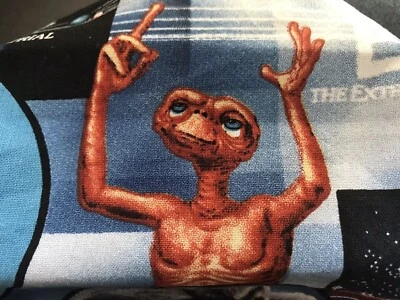 E.T. THE EXTRA-TERRESTRIAL HANDMADE TRIPLE LAYERS COTTON/POLYESTER MASK-WASHABLE - Image 1 of 4