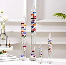 galileo thermometer floating spheres multi colour 37cm tall *free postage 