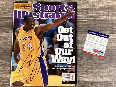 (SSG) SHAQUILLE  O'NEAL Signed Sports Illustrated Mag "No Label" - PSA/DNA COA - Image 1 of 4