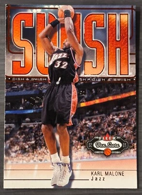 2002-03 Fleer Box Score "Swish" #16 KARL MALONE 🏀 Utah Jazz 🏀 FREE SHIPPING - Image 1 of 2