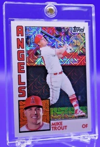 MIKE TROUT TOPPS RETRO MOJO RAINBOW REFRACTOR SP ANGELS - Picture 1 of 4