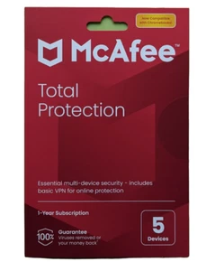 12x Mcafee Total Protection 5 Devices for 1 Year Licences Job Lot - Free P&P - Picture 1 of 1