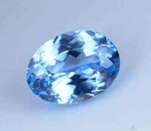 4.20 Ct Natural Namibia Jeremejevite Flawless Certified Oval Loose Gemstone - Bild 1 von 7