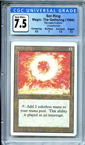 MTG Revised Sol Ring CGC 7.5 NM+ Card Magic Amricons 5107 - Picture 1 of 3