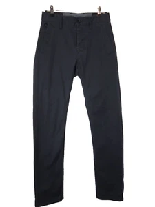 G Star Bronson Chino Trousers Mens W29 Navy Slim Fit Button Fly Minimalist - Picture 1 of 13