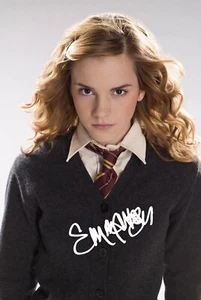 FOTO preimpresión autógrafa firmada por Emma Watson de 6x4 pulgadas - Harry Potter - Hermione - Imagen 1 de 2