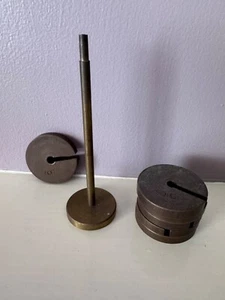 1 x vintage stand with 50g weights - USED - Picture 1 of 2