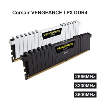 Corsair VENGEANCE LPX DDR4 RAM 8GB 16GB 3200MHz 3600MHz Desktop Computer Memory - Image 1 of 4