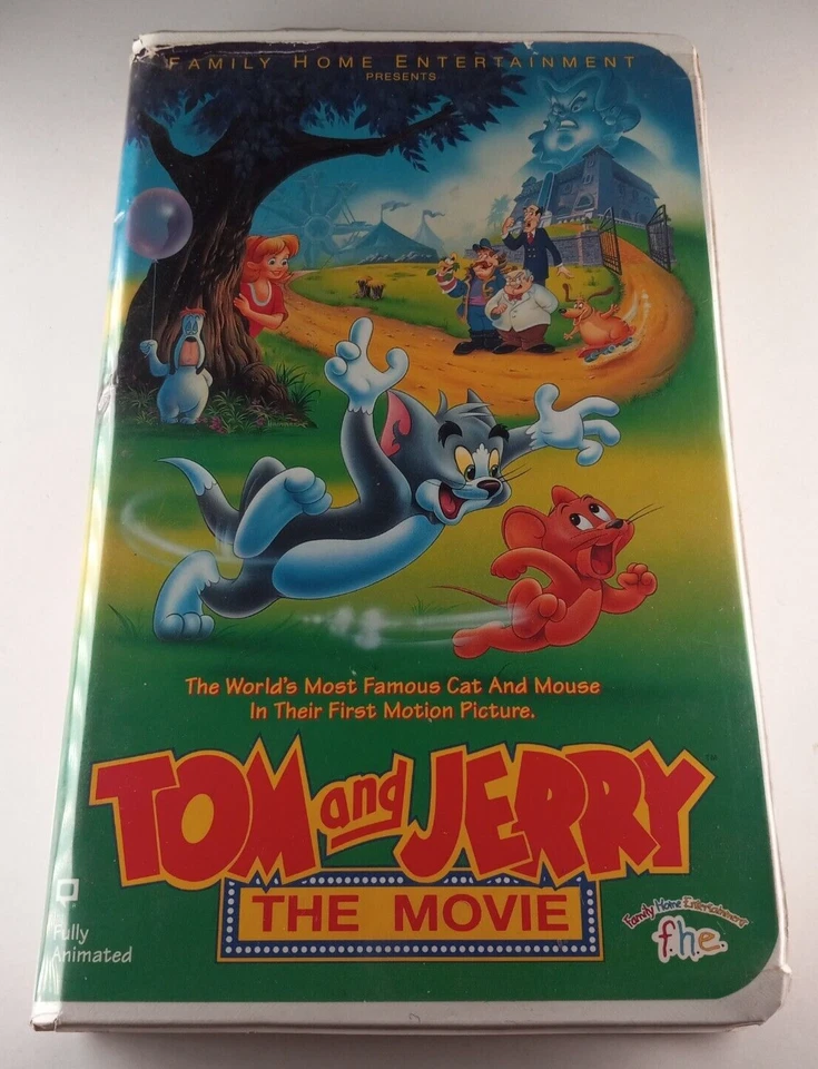 Tom and Jerry The Movie (VHS) 1993 TESTED - Image 1 of 3