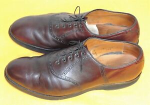 Alden Vintage 598 Foot Balance Burgundy Calf Leather Plain Toe Mens Shoes 13 C/E