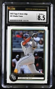 2022 Topps X Aaron Judge 81 Wander Franco RC SCG 8.5 NM/Mint+ - Picture 1 of 1