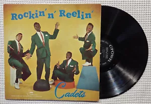 CADETS Rockin' 'N Reelin' Orig '57 CROWN 1st Mono DG Doo Wop Soul R&B LP VG+ - Imagen 1 de 2