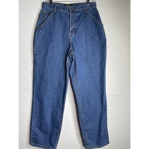 Pantalones de mezclilla azules de tiro alto vintage Route 66 para mujer talla 14 30x29 - Imagen 1 de 12