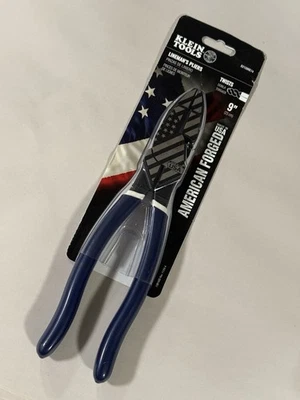 American Forged  Klein Tools Lineman's Pliers Made In The USA American Flag - Image 1 of 2