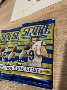 2022 Score Football 13 Pack Lot Factory Sealed Value 12 card Packs New Unopened  - Picture 1 of 2