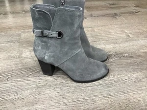 Koolaburra by Ugg Womens Size 7 Samiah Stacked Suede Heel Boots Booties 1105866 - Picture 1 of 12