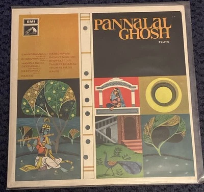 Pannalal Ghosh Flute LP Record Classical Instrumental Rare Vinyl 1970 Indian EX Foto 1 de 2