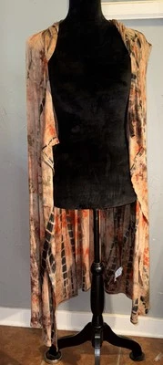 Plumero sin mangas con capucha color apagado Whimsigoth Fairycore Cottagecore XL Foto 1 de 4