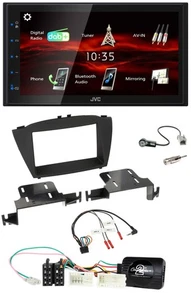 JVC USB Bluetooth Lenkrad DAB 2DIN Autoradio für Hyundai ix35 ab 2013 ohne Sound - Bild 1 von 11