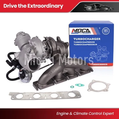 Turbo Turbocharger for 2009-2017 Audi A4 A5 A6 Quattro allroad Q5 2.0L L4 K03 - Image 1 of 4