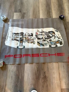 Póster de rayos X Porsche 962 expuesto - RARO - 1988 - Imagen 1 de 10