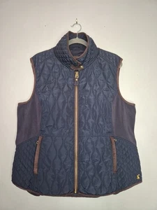 Chaleco acolchado Joules Braemar azul marino talla Uk 20 - Imagen 1 de 10