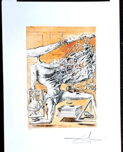 Salvador Dali - 65x50cm -  Limitierte Auflage Nr. 52/1000 - Bild 1 von 2