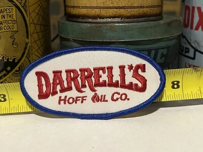 Parche Darrell’s Hoff Oil Co vintage gasolinera Foto 1 de 2