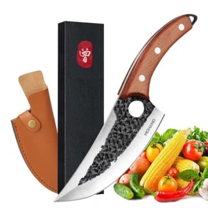 Handmade Forged Kitchen Chef Knife Meat cleaver Butcher Knife Boning Knife Japan - Picture 1 of 11